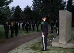 16 November 2011 National Assembly Speaker Prof. Dr Slavica Djukic Dejanovic lays a wreath at the Memorial of Yugoslav Prisoners of War at the Vestre Gravlund cemetery